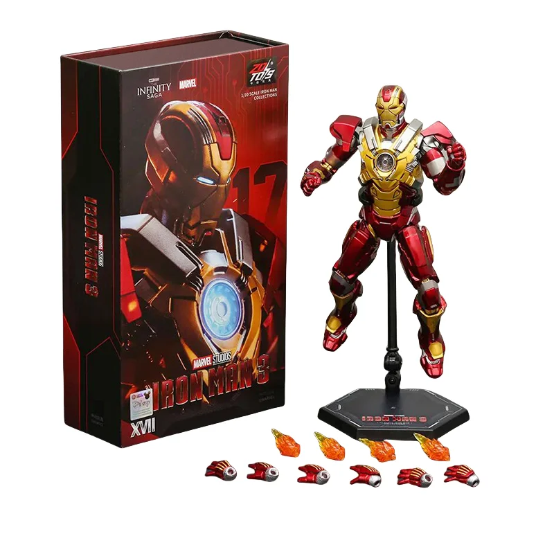 Figuras de acción Iron Man ZD Toys – Modelos coleccionables Marvel