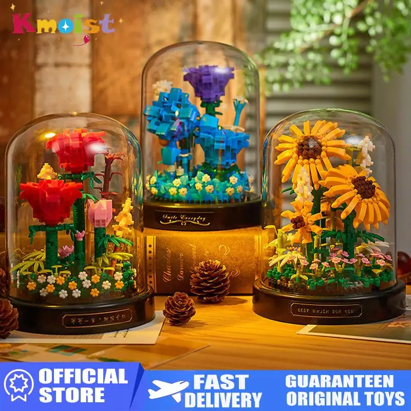 Bloques de construcción floral para niños – Juguete educativo 3+ años - imagen 2