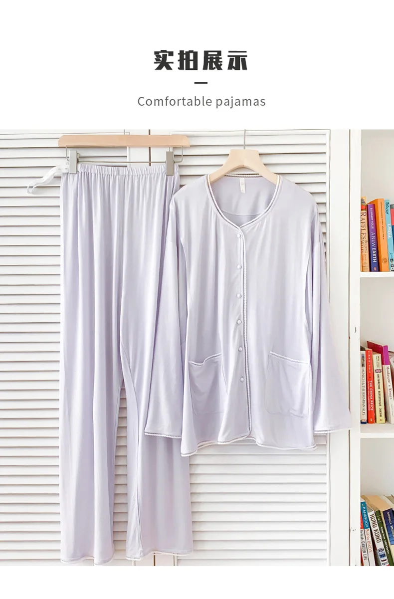 Pijama Maternal de Modal para Primavera – Cómoda y práctica - imagen 5