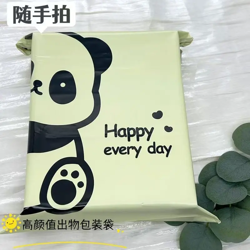 10 Uds. De sobres de dibujos animados de Panda Express, bolsas de mensajería, paquete de entrega, sellado de plástico, bolsa de envío autoadhesiva - imagen 3