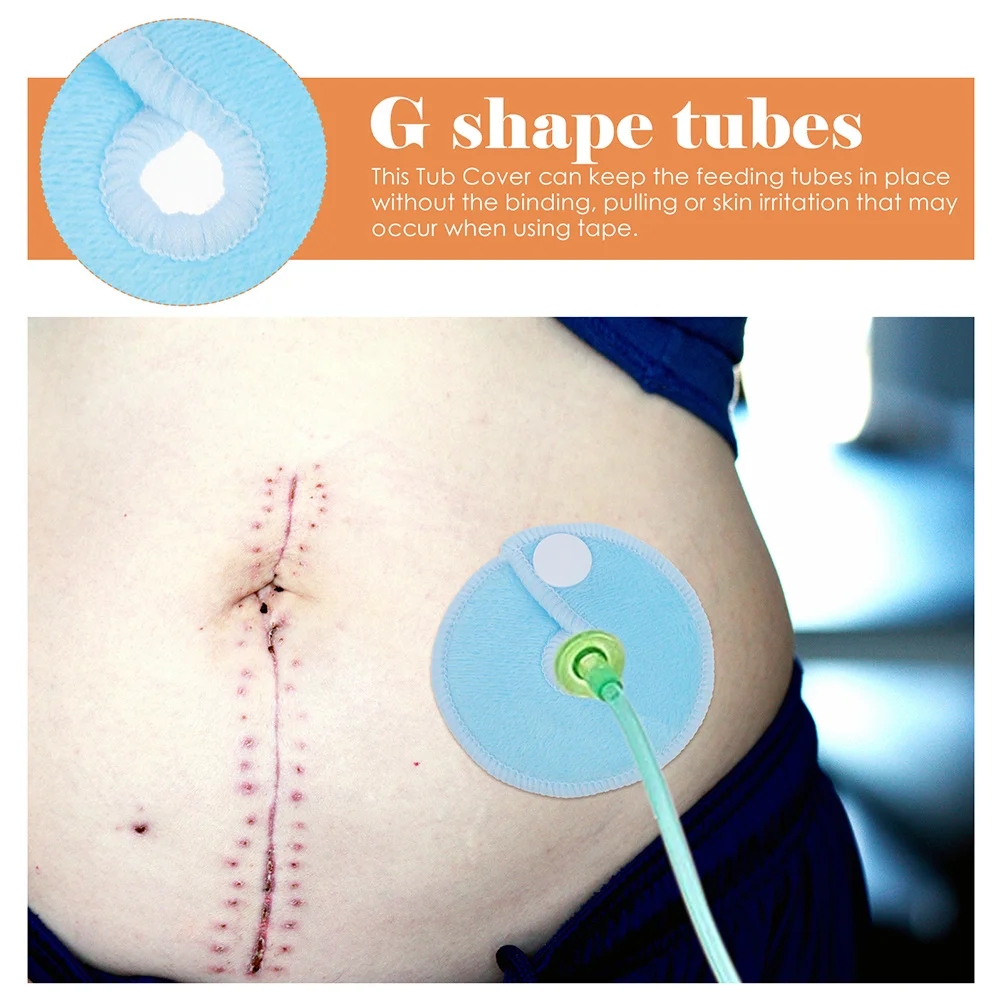 Cojines de tubo protector en forma de G, almohadillas de alimentación de tres capas de fibra de bambú de primera calidad, suministros de enfermería hospitalaria, piel suave, 12 Uds. - imagen 3