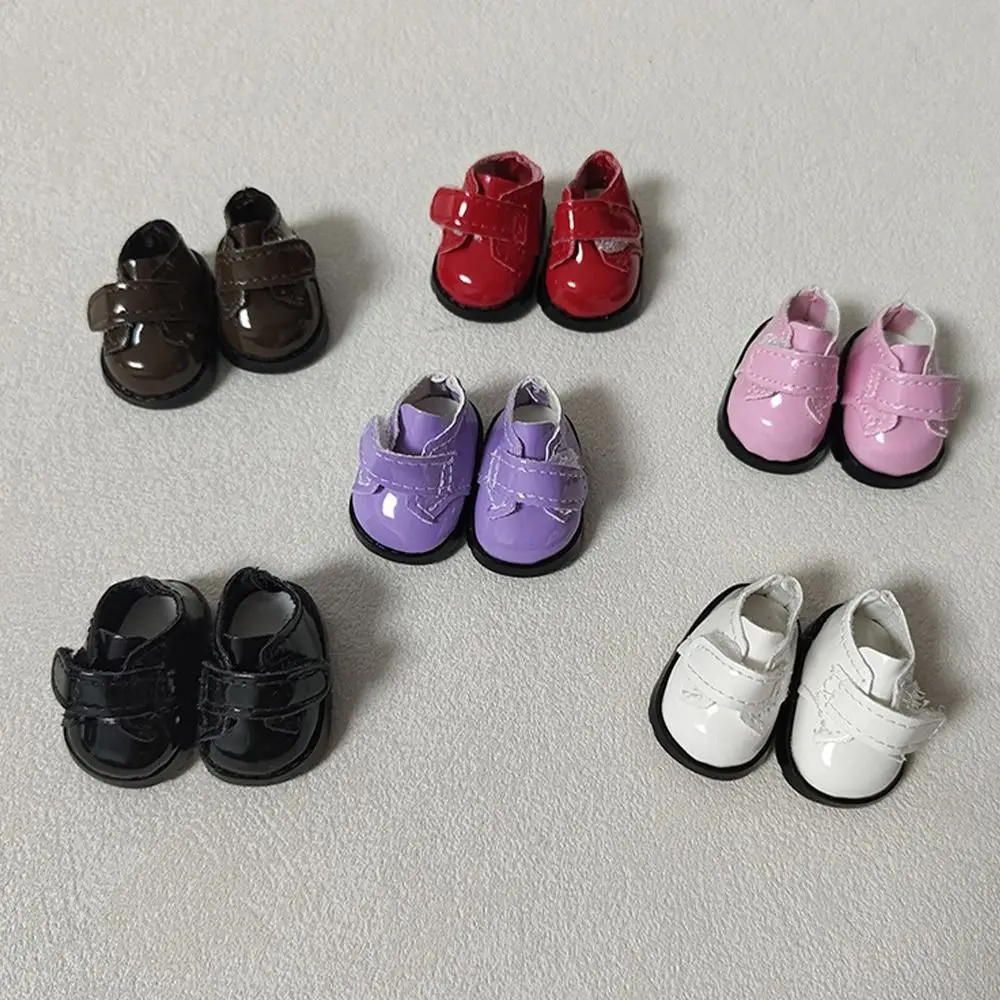 Zapatos de muñeca Labubu de 3,8 CM para 17CM, Material de cuero, zapatos de muñeca de varios estilos hechos a mano DIY para accesorios de muñeca Labubu, juguetes para muñecas - imagen 3