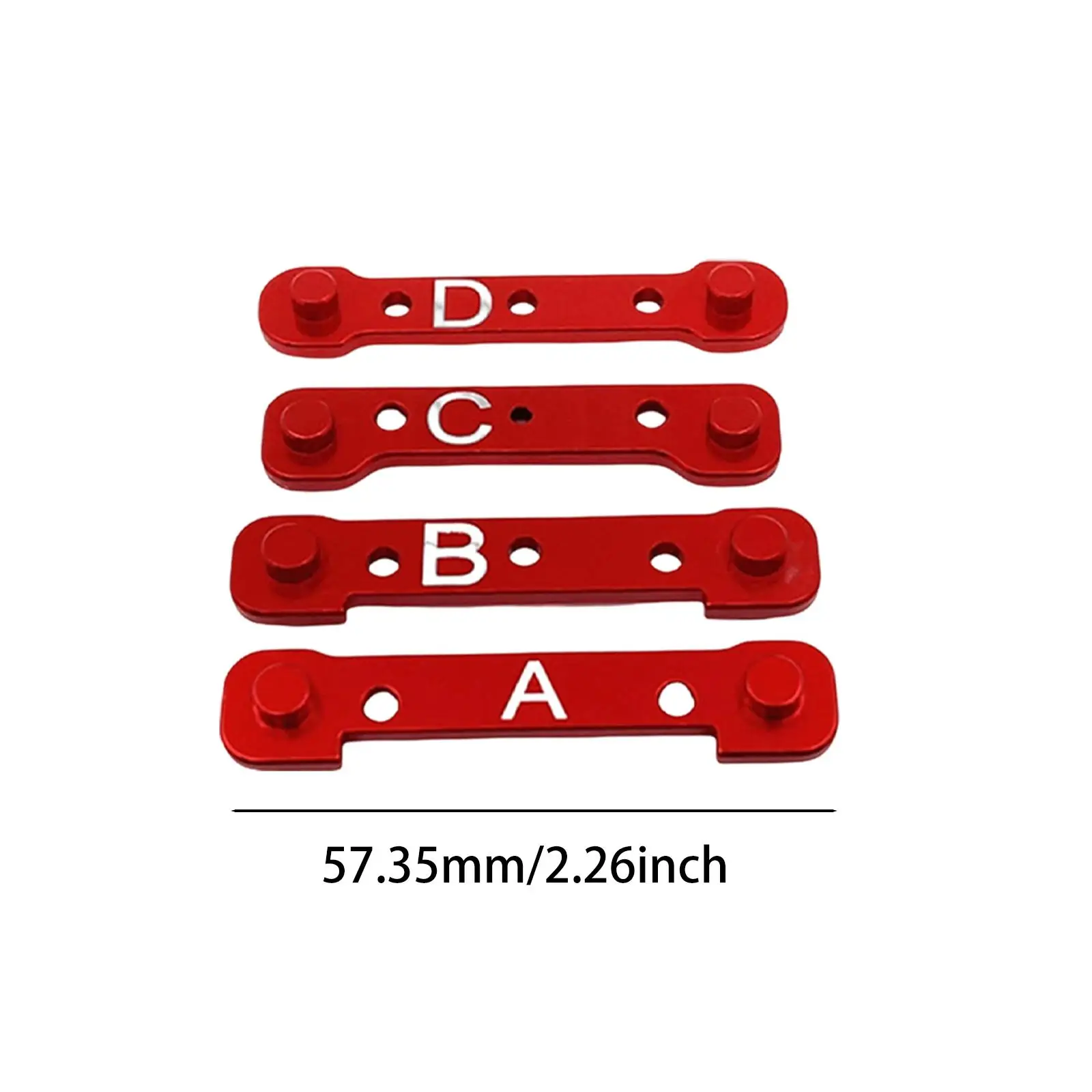 Brazos de aluminio para coche RC 1/10 – Repuestos fácil instalar - imagen 2