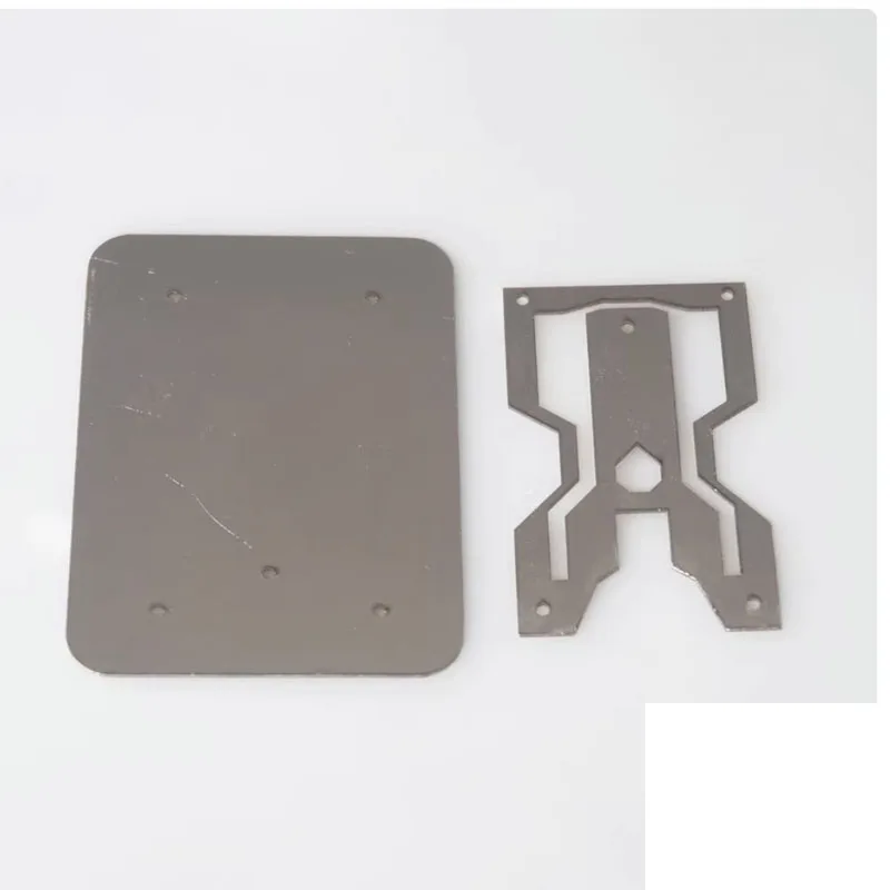 DIY 4WD herramienta de coche hecho a mano MS amortiguador cola columpio hoja de aluminio molde