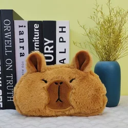 Estuche de felpa Capabara multifuncional para lápices y niños