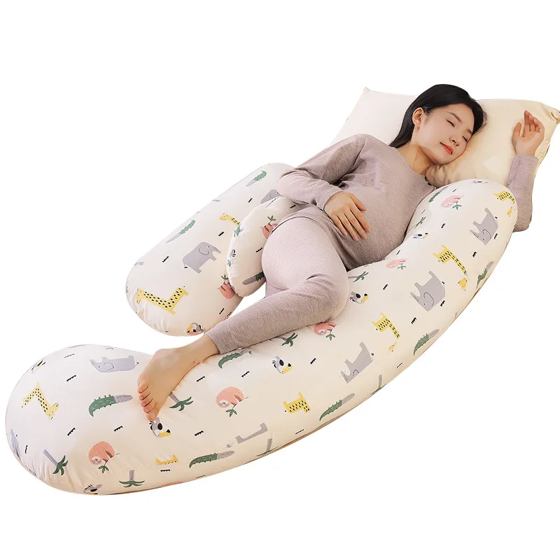 Almohadas para mujeres embarazadas, protección de cintura, almohadas laterales para dormir, almohadas en forma de U para mujeres embarazadas, usadas durante el embarazo - imagen 5
