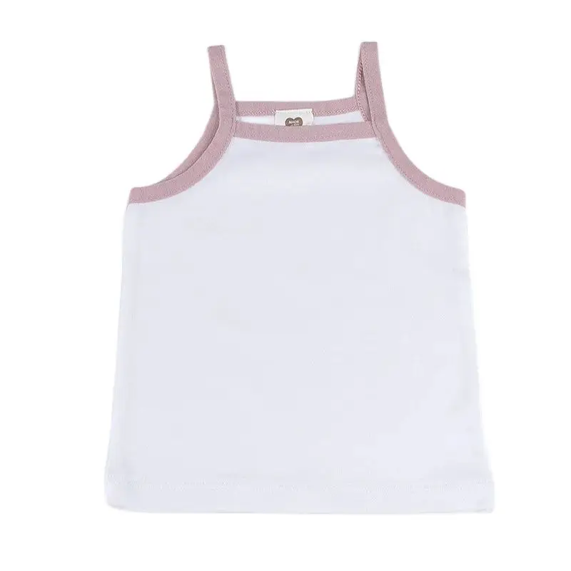 Camiseta sin mangas acanalada para niño y niña – Todas las estaciones - imagen 2