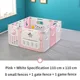 Pink white 10pcs