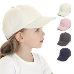 Gorra de béisbol de pana de Color sólido para niños, sombrero para el sol a prueba de viento, sombreros de Hip-Hop ajustables de algodón para niños, gorro de Color sólido para niñas