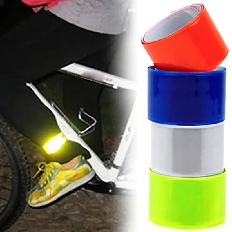 Tiras reflectantes para correr, pescar y ciclismo, pulsera de advertencia, pantalones seguros para sujetar bicicleta, correa para pierna, cinta reflectora - imagen 4