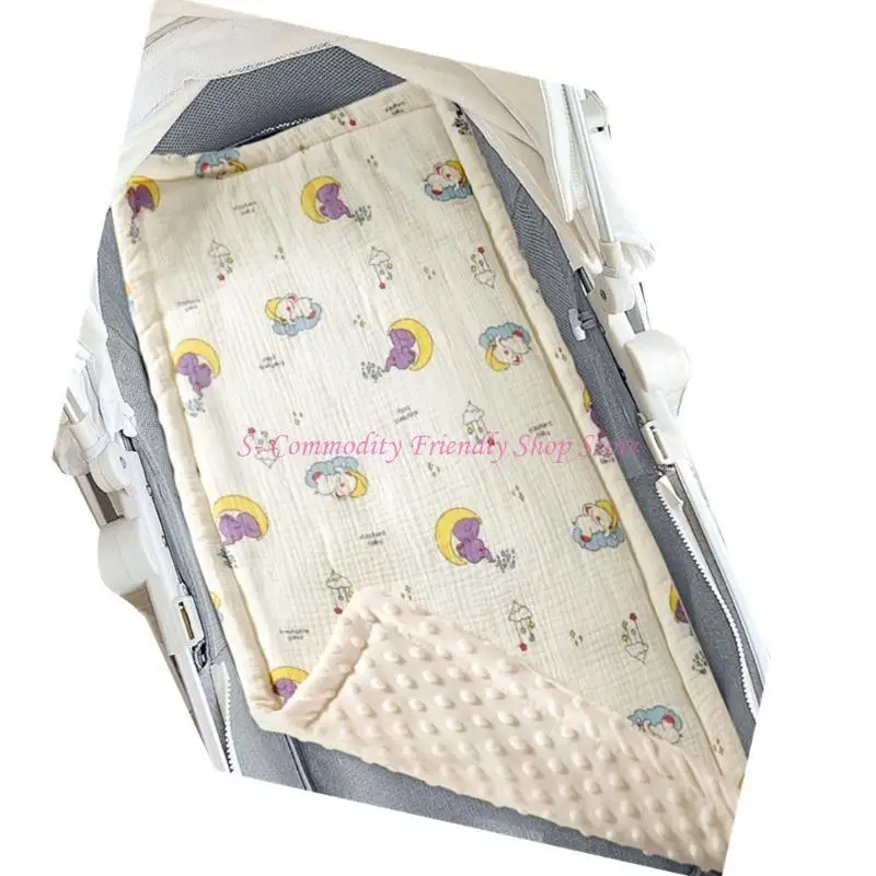 Colchón para cochecitos bebé 85AE con cojín estampado, cojín para asientos bebé, forro para asientos, cochecito para niños - imagen 5