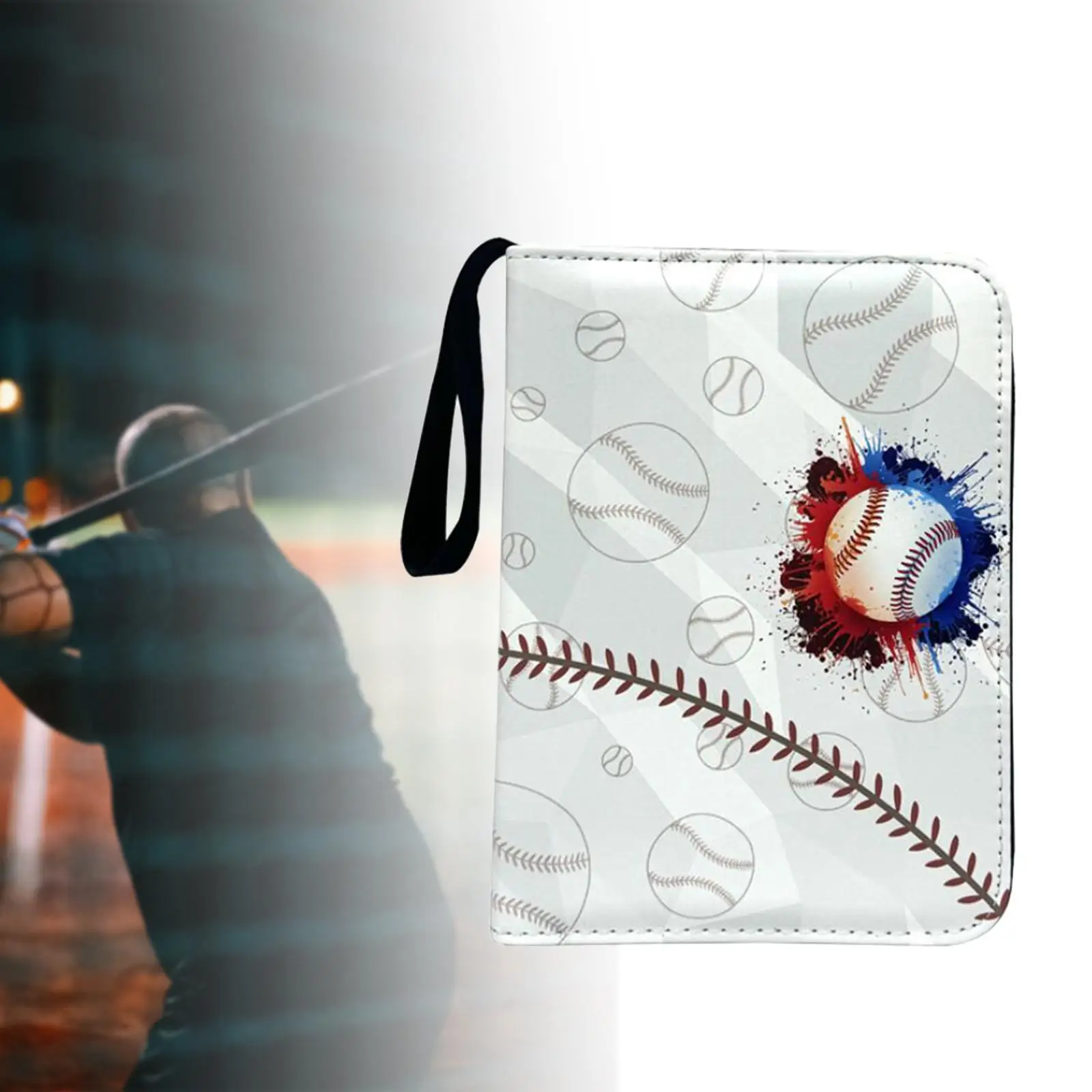 Card Collector Binder Reusable Trading Card Folder for Sport Cards TCG Cards