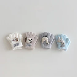Guantes térmicos animales para niños – Invierno antideslizantes suaves