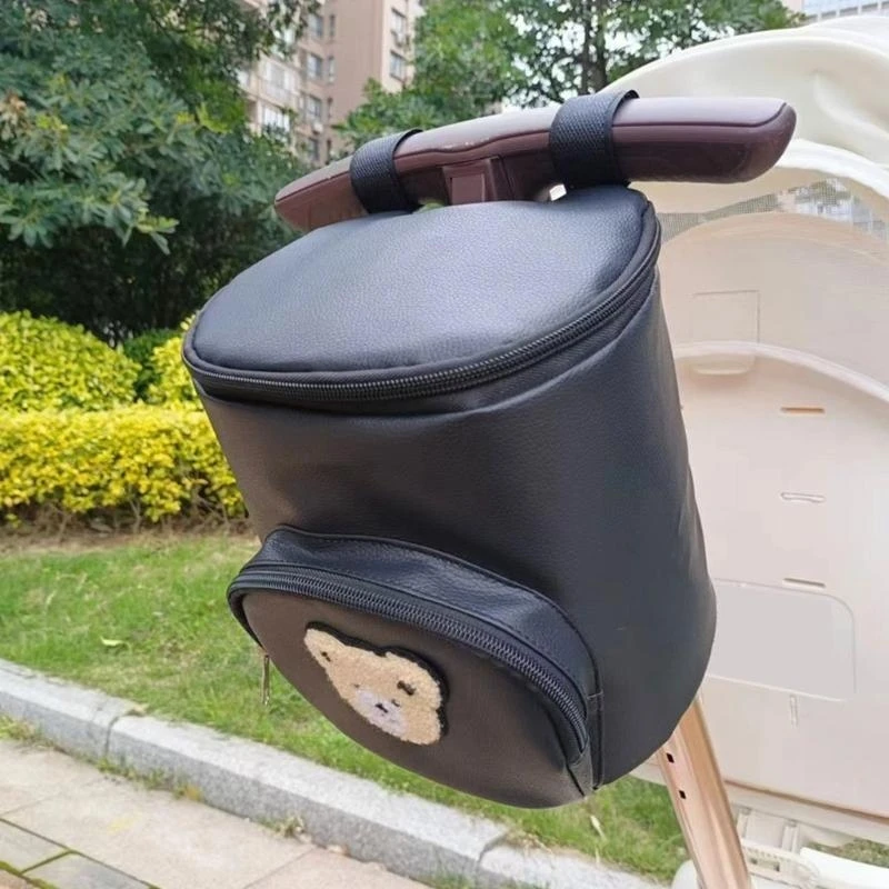 Bolsa lateral para cochecitos bebé M76C, amplio espacio para diseños esenciales acceso rápido, bolsa colgante para para