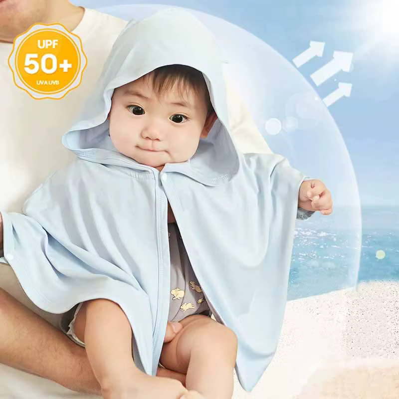 Capa solar transpirable para bebé – Chaqueta protección primavera - imagen 4