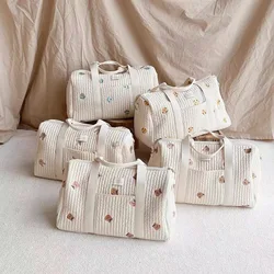 Bolsa de maternidad acolchada grande para pañales y bebé