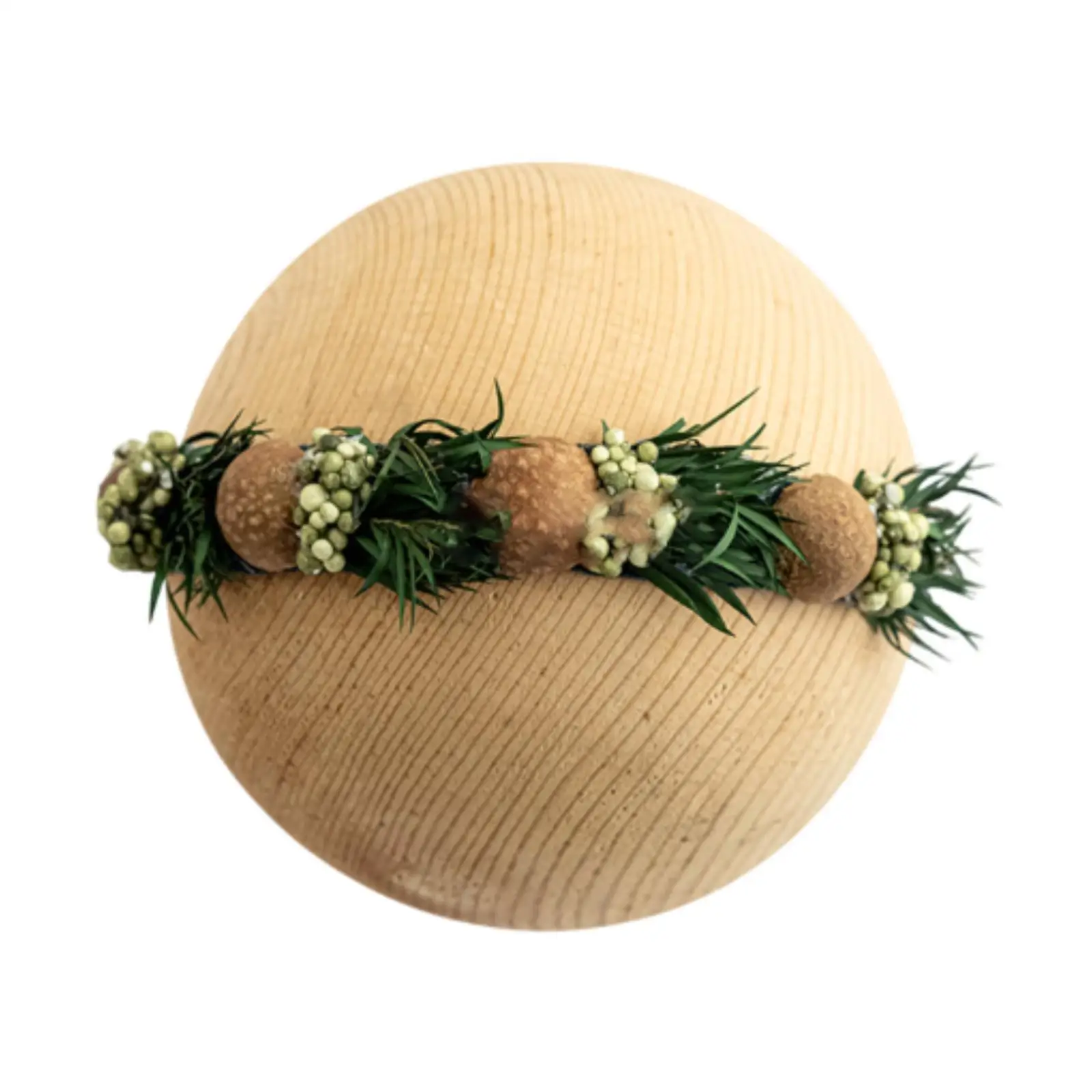 Newborn Flower Headband 0-6 Months Floral Crown Adjustable Gift Photography