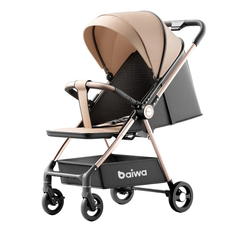 Carrito para caminar para bebé, carrito de viaje plegable con paraguas, carrito de bolsillo para bebé, ligero y compacto - imagen 5