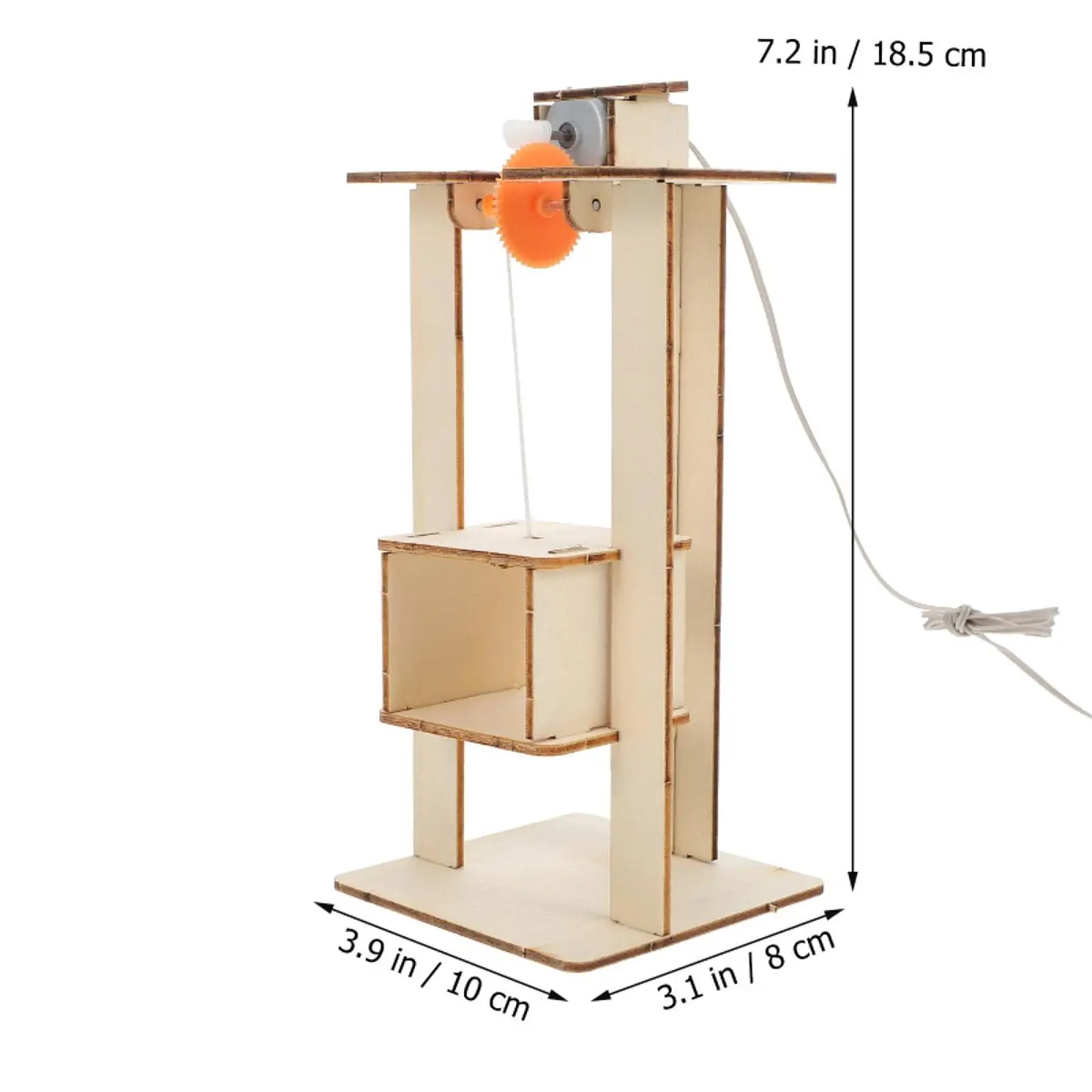 Wooden Elevator Science Kits DIY Elevator Model Building Kits for Children
