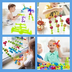 Bloques con ventosas Montessori para niños – Juguete sensorial