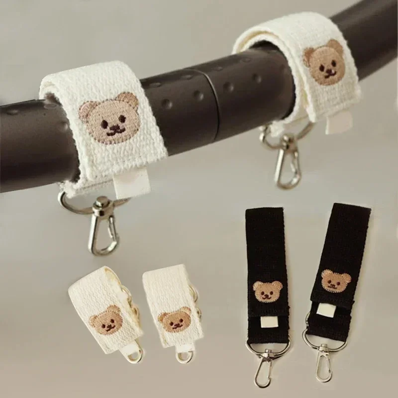 Ganchos para cochecito de bebé colgar bolsos y pañales de mamá