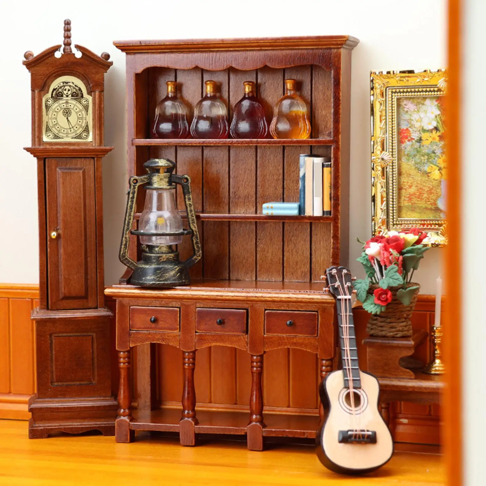 1:12 Scale Dollhouse Bookcase DIY Vertical Bookcase Pretend Play Toy Professional Display Cabinet for Home Study Room Hallway 1:12 Scale Dollhouse Bookcase DIY Vertical Bookcase Pretend Play Toy Professional Display Cabinet for Home Study Room Hallway