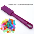 purple -100pcs chips