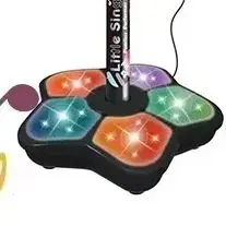 Micrófono de karaoke infantil – Juguete musical con soporte y luces - imagen 4