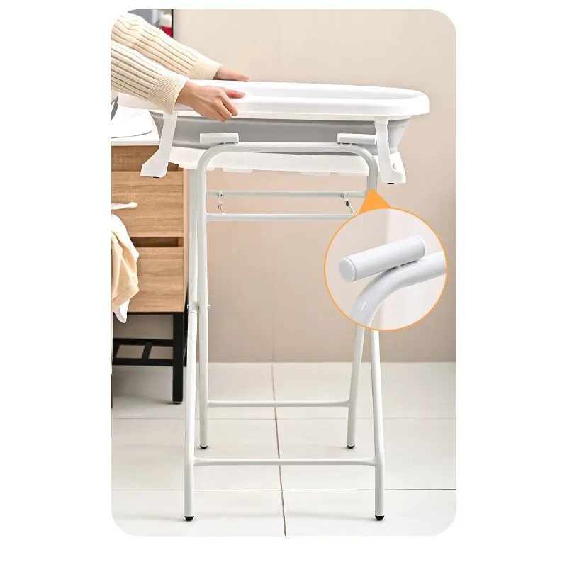 Excluyendo bañera, soporte para bañera de bebé, soporte de seguridad antideslizante, bañista para recién nacido, alivio portátil de rodilla y espalda adecuado