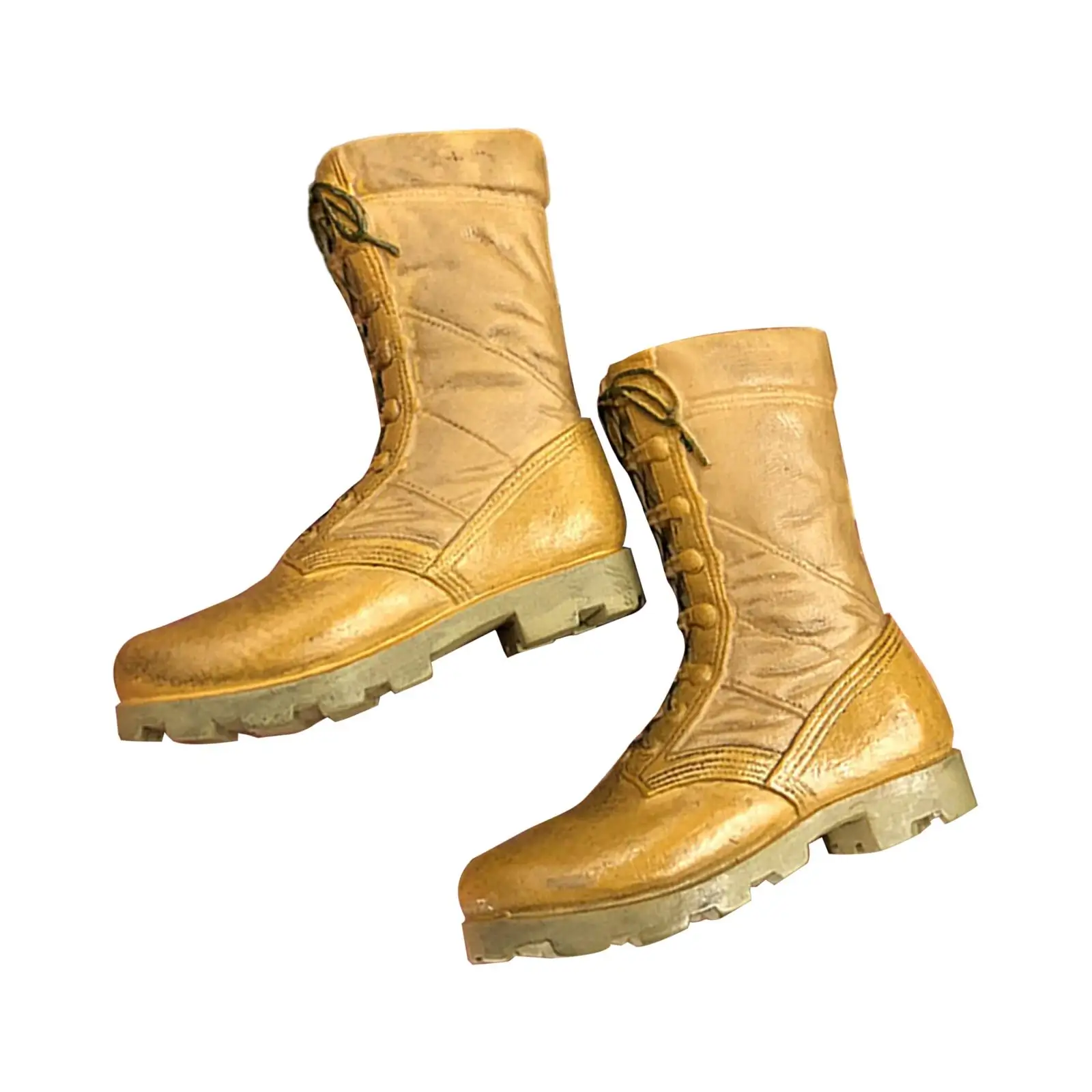 1:6 Men Figures Boots Boots Miniature Shoes for 12in Action Figures Doll Model Dress up Accessory