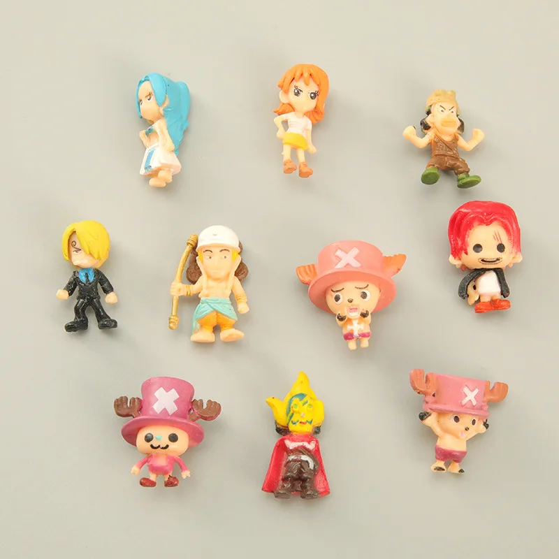 Figura de una pieza de Anime de 2,2-7,5 cm, mono D. Figurita de acción de Luffy, estatua de PVC, juguetes de modelos coleccionables para niños, regalos de navidad - imagen 4