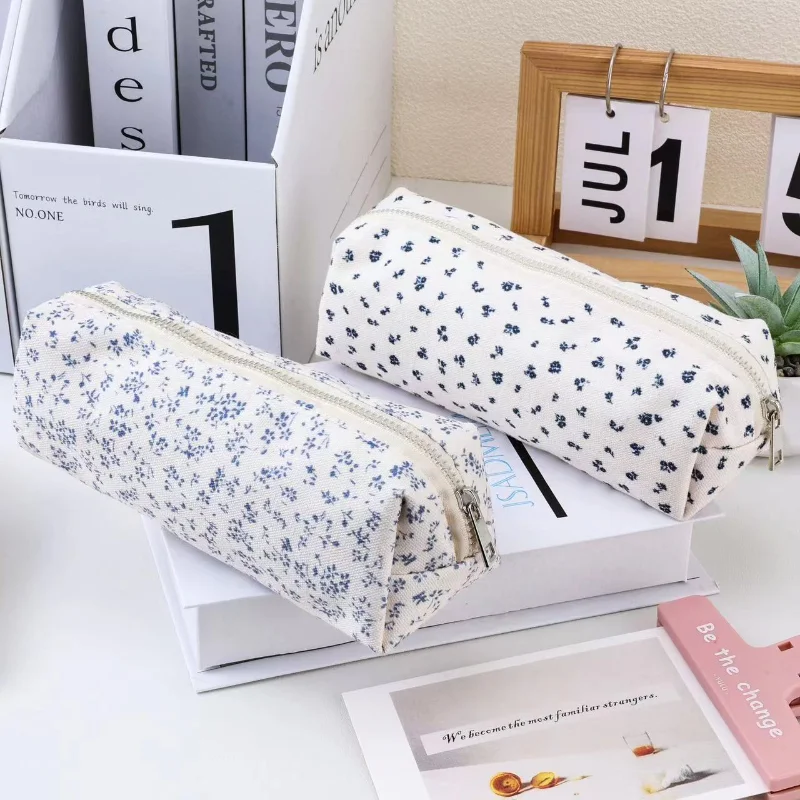 Estuche para lápices Kawaii pequeño y fresco, estuche para bolígrafos de almacenamiento de gran capacidad, estuche para lápices, organizador de papelería para estudiantes, suministros escolares - imagen 4