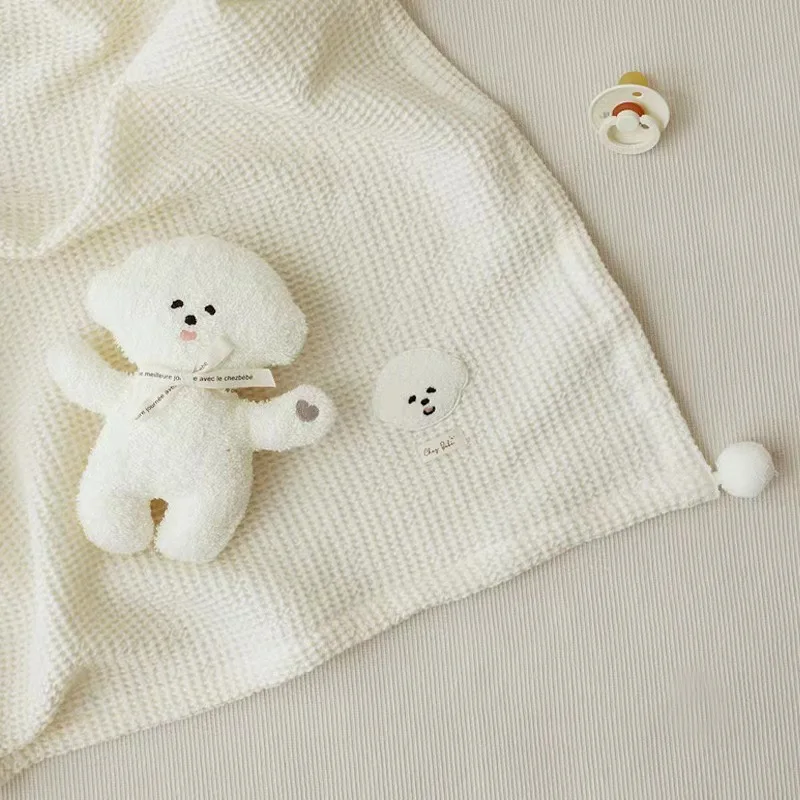 Mantas de algodón para bebé, mantas tejidas para recién nacido, 100x90cm, cochecito, ropa de cama para siesta, fundas para dormir, esteras receptoras para bebés