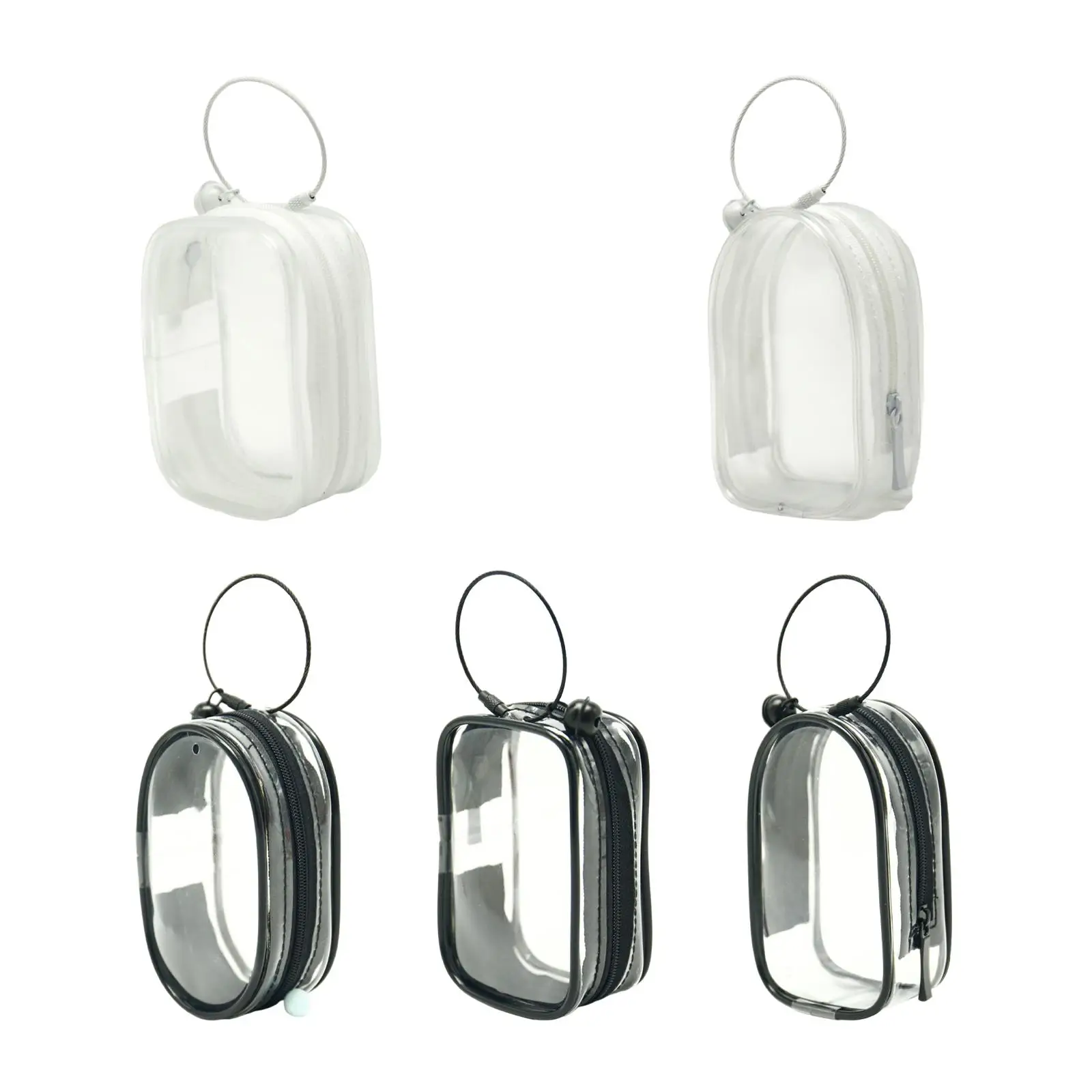 Figure Display Bag Hanging Organizer Collectors Small Doll Storage Bag Mini Transparent Bag Outdoor Doll Bag for Mini Figure