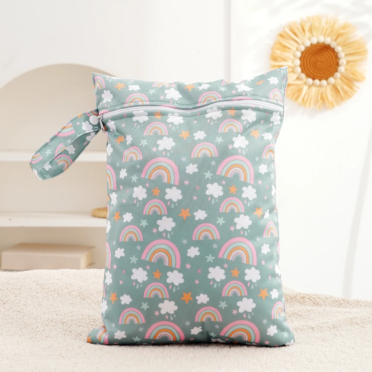 Bolsa húmeda reutilizable para bebé – Impermeable para viaje - imagen 3