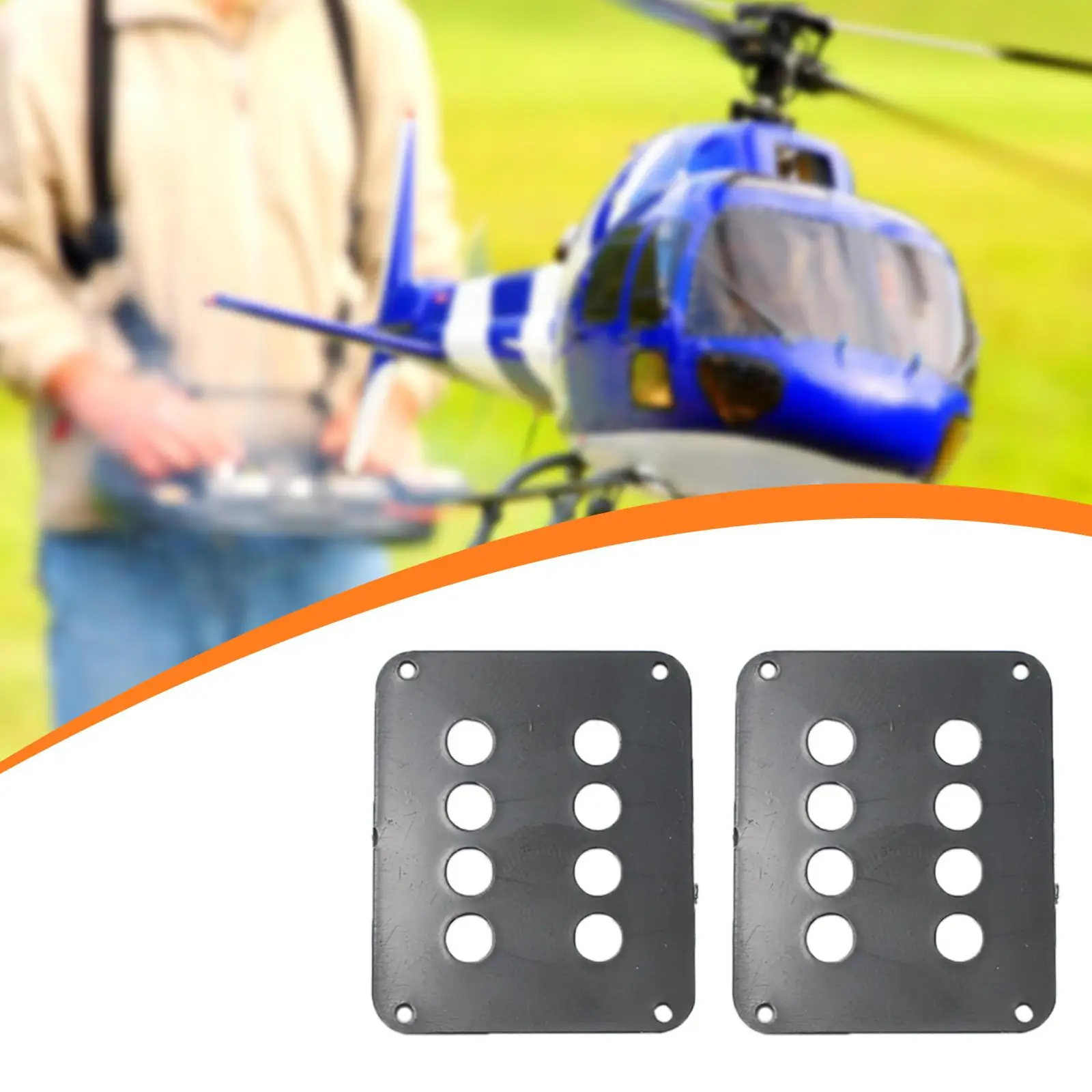 2Pcs RC Receiver Mount RC Plane Receiver Base Replacement， Aircraft Components for Wltoys K160