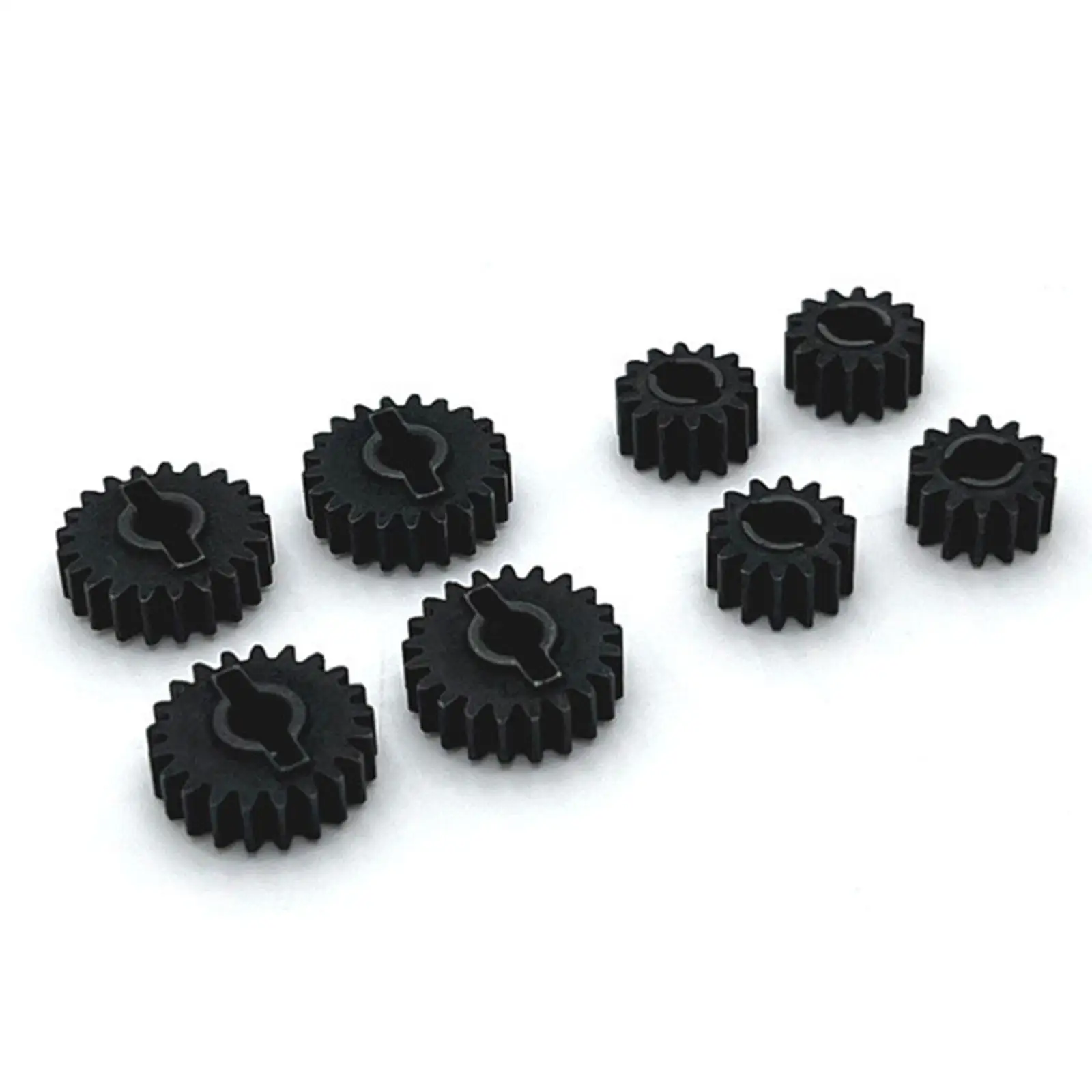 8Pcs RC Front Rear Axle Gear Set 1:24 DIY Accs 21T 14T Gears Replacements Parts for Fcx24 Vehicles Model Crawler Car