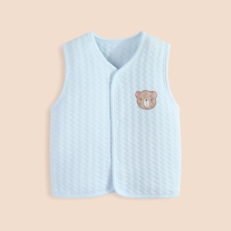 Chaleco de punto suave para niña – Tecido suave 0-24 meses - imagen 2