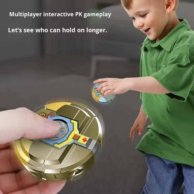 Creativo Fidget Spinner Gyro Robot deformado 360 bola giratoria mecánico antiestrés juguetes sensoriales para adultos niños regalo - imagen 3