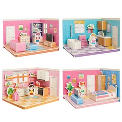 Puzzle 3D madera para niños – Casa Montessori educativa