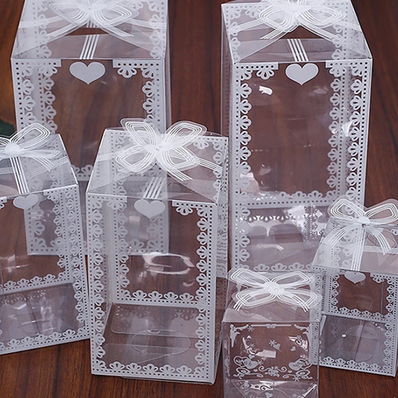 Cajas PVC transparentes para regalos de cumpleaños infantiles - imagen 2