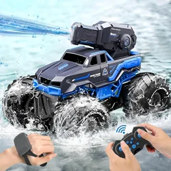 Coche anfibio RC infantil con pistola de agua – Control remoto alta presión