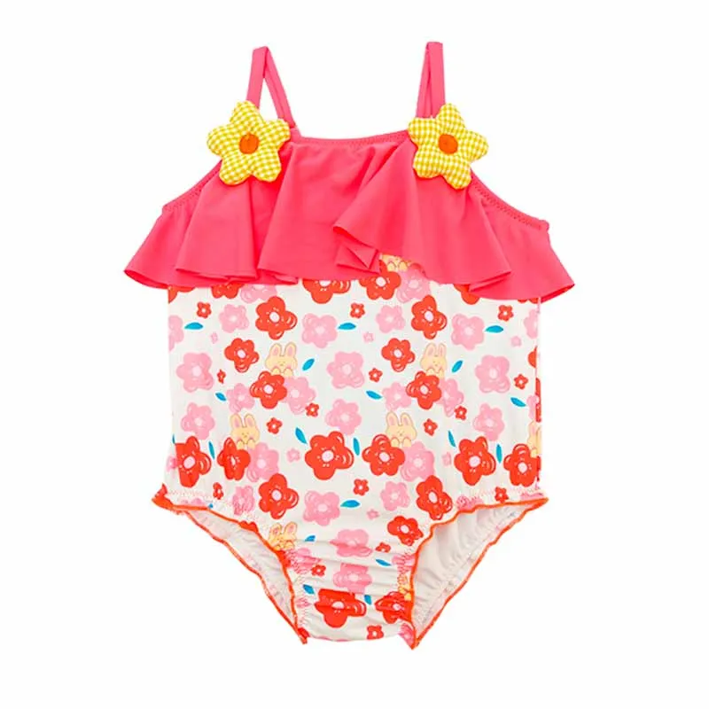 Bañador tipo bikini con estampado floral para bebé niña - imagen 2