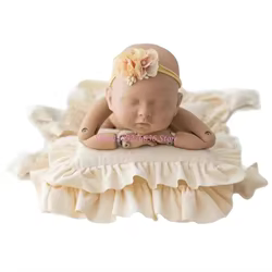 Kit de fotos para recién nacidos – Soporte suave y almohada