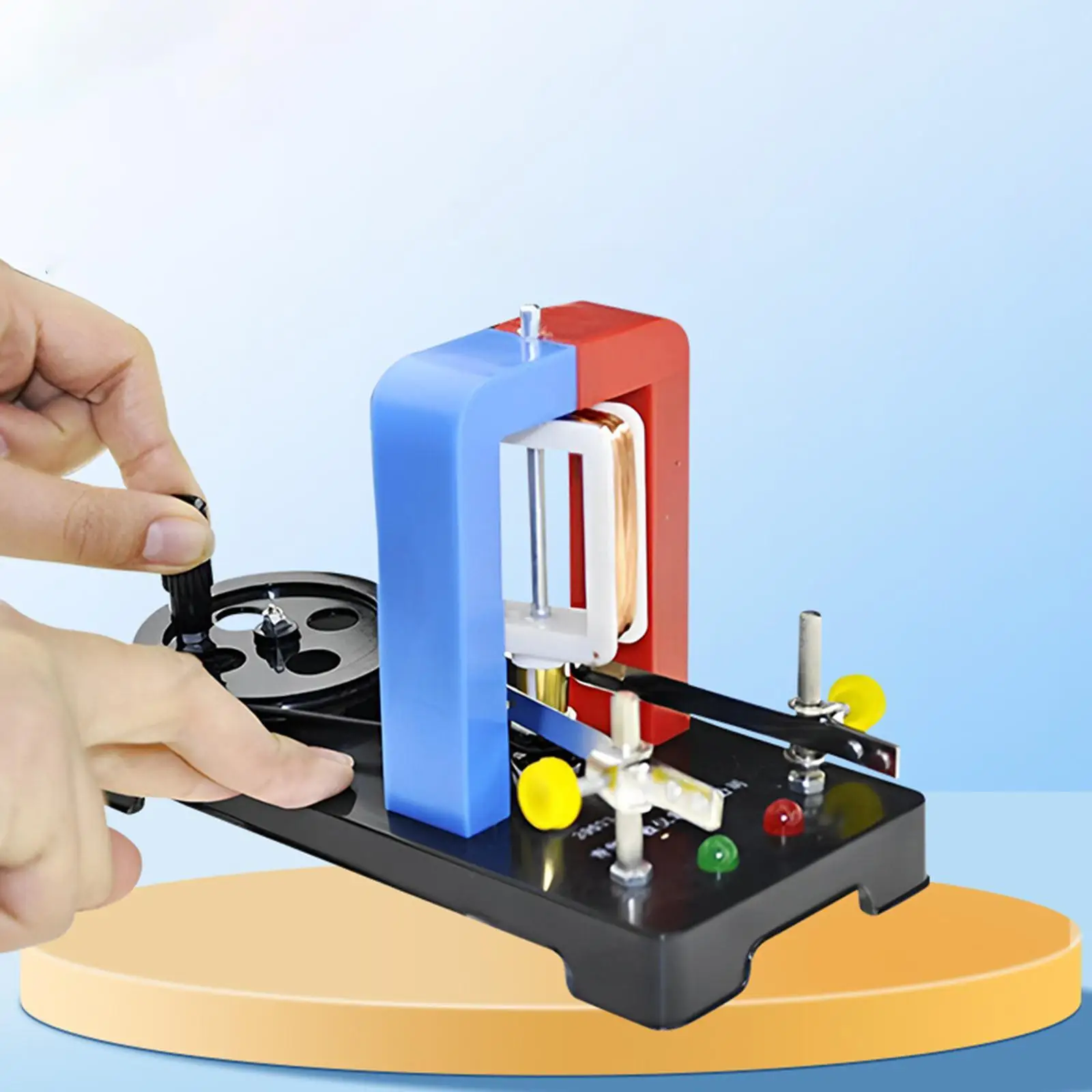 Hand Cranked Generator Model DC Small Inventions Physical Experiment Set for Students Creative Gift Children Teaching Props