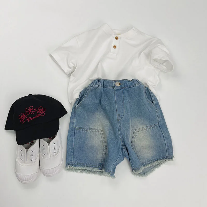 MILANCEL, nueva camiseta de verano para niños, 1-6T, estilo fino, Polo de Color sólido para niñas, ropa versión coreana, camisa de bolos para niños - imagen 3