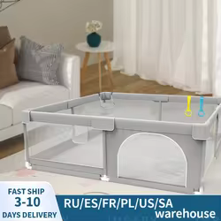 IMBABY ofrece tamaños opcionales de vallas de seguridad para niños, sartenes de bolas, cuadrados de juguete, parque de atracciones y parques infantiles de gran tamaño