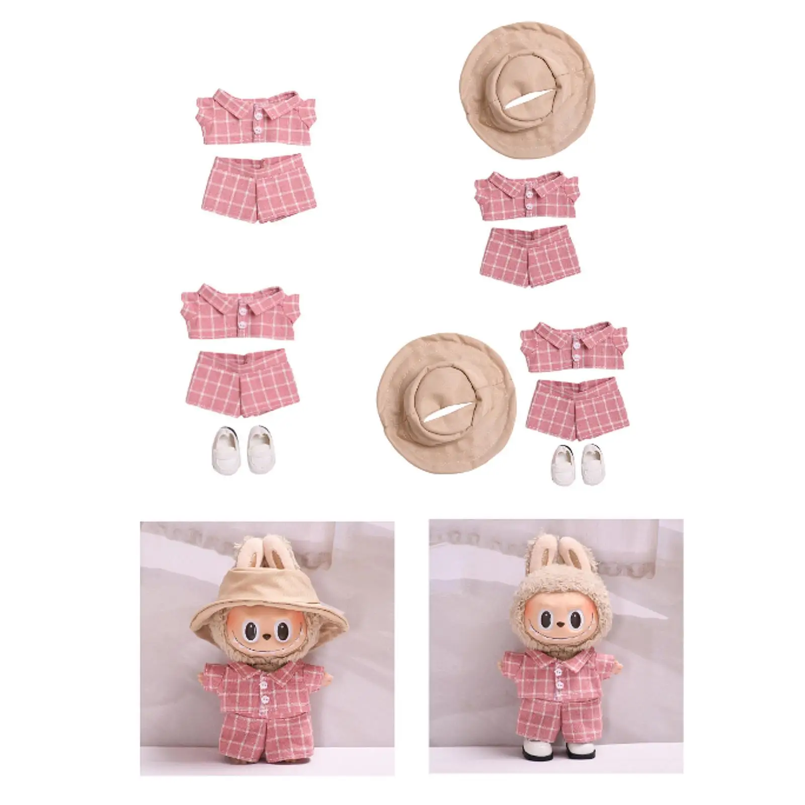 Plush Doll Clothes Pants Photo Props Doll Clothes for 15cm Dolls