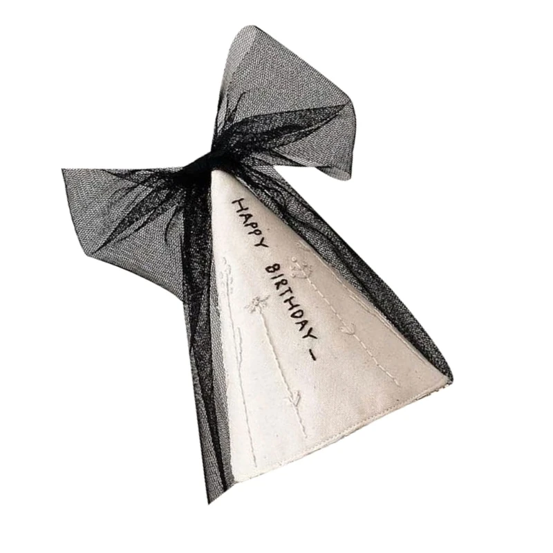 Cómodo sombrero fiesta para bebé, sombreros tocado para fiesta del Día los niños pequeños QX2D - imagen 5