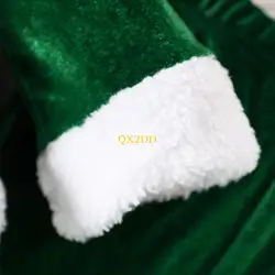 Disfraz Papá Noel para bebé suave y grueso con abrigo navideño